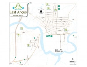 Carte de East Angus-