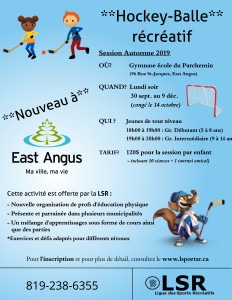 LSR East Angus hockey Ball