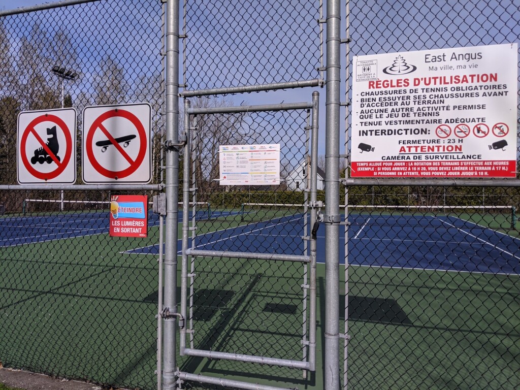 Terrains de tennis East Angus