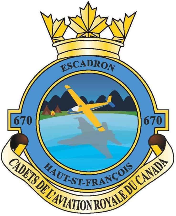 Escadron 670 - Haut-St-François - Cadets de l'aviation Royale du Canada